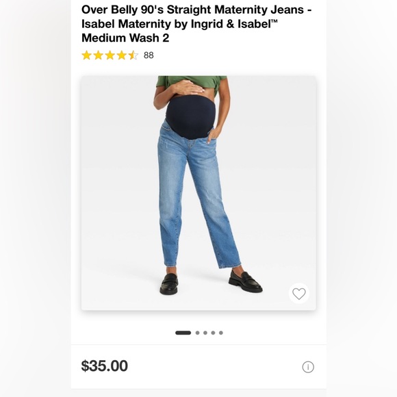 Isabel Maternity Jeans - Picture 3 of 7